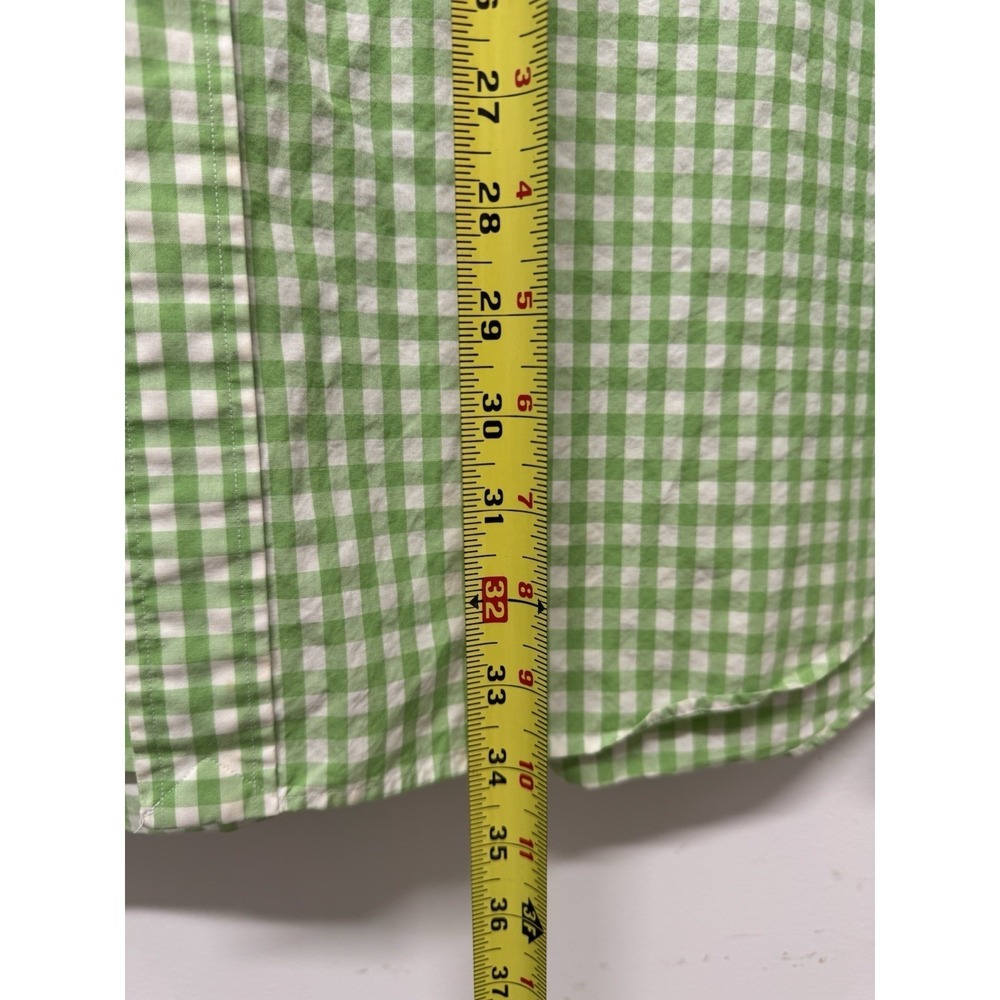 Ralph Lauren Blake Shirt Mens 2XL Green Gingham Relaxed Fit Cotton - Picture 5 of 7